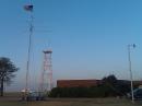 Our tower trailer at Colby airport terminal